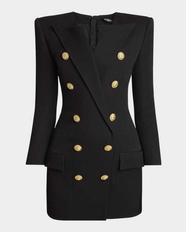 Double-Breasted Mini Dress